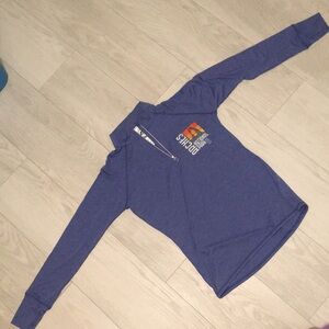 Blue arches long sleeve shirt